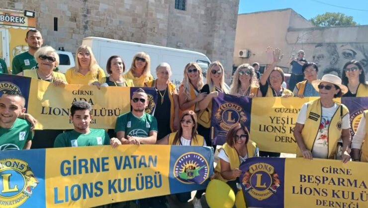 Dünya Lions Günü etkinliklerle kutlandı… Ortopedik Özürlüler Derneği yararına kermes yapıldı