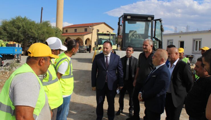 İçişleri Bakanı Öztürkler: Kırsal kesim altyapı çalışmalarında 16 köyümüzde toplam 45 km yol yapımına başlandı