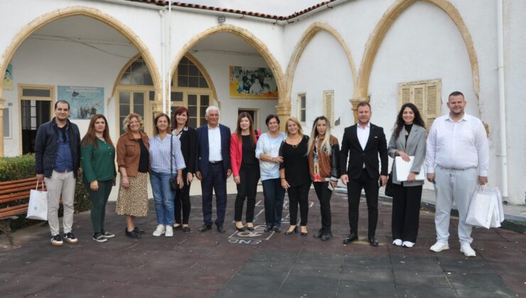 Güzelyurt’ta meslek kursları için malzemeler teslim alındı