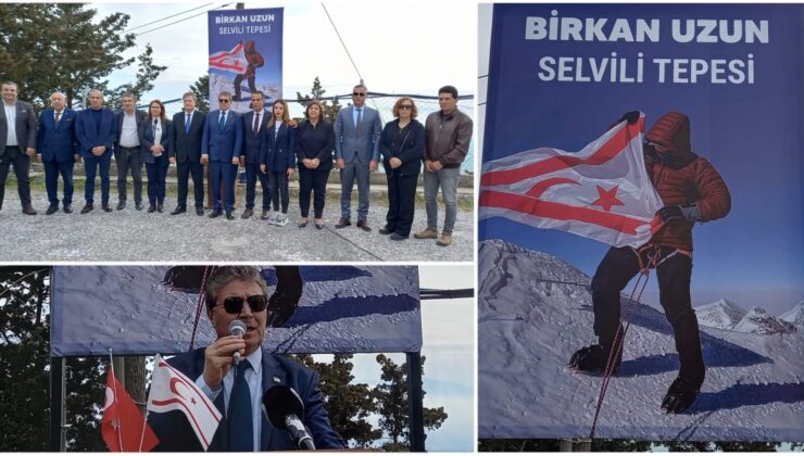 Birkan Uzun’un adı, KKTC’nin en yüksek zirvesi olan Selvili Tepe’de yaşayacak