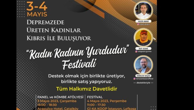 “Kadın Kadının Yurdudur” Festivali  yarın başlıyor