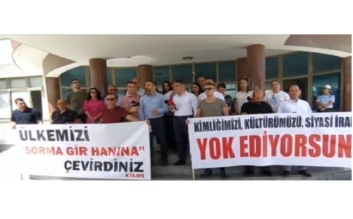 KTAMS, İçişleri Bakanlığı önündeydi.. Bengihan: Ülkedeki kötü gidişe dur denilmeli