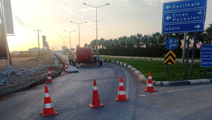 Sürücülerin dikkatine: Yol trafik akışına kapatıldı