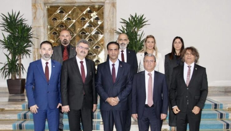Gardiyanoğlu TBMM’yi ziyaret etti..Erdem ile görüṣtü