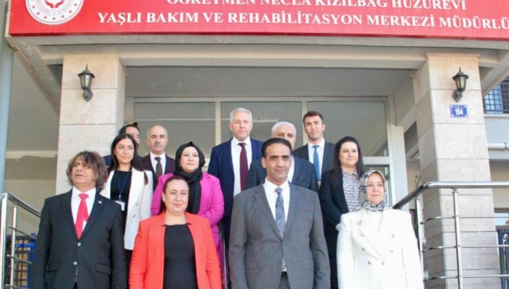Gardiyanoğlu Ankara ziyaretleri çerçevesinde, Öğretmen Necla Kızılbağ Huzurevi’ni  ve Saray Engelsiz Rehabilitasyon Yaşam Merkezi’ni ziyaret  etti