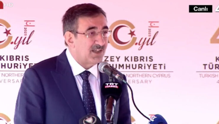 TC Cumhurbaşkanı Yardımcısı Yılmaz:Kıbrıs bizim için sorun değil, bir milli davadır