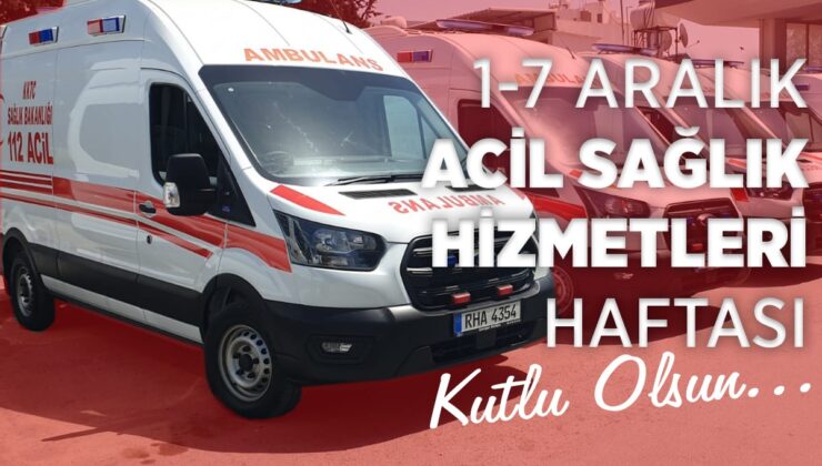 Sağlık Bakanlığı, “Acil Sağlık Hizmetleri Haftası” nedeniyle açıklama yaptı  