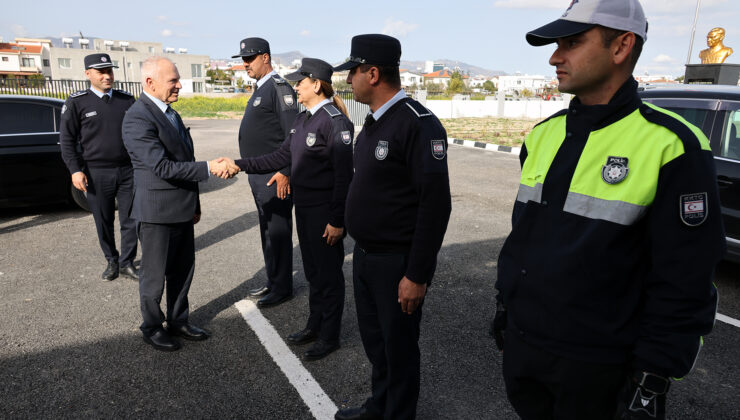 Töre Gönyeli Polis Karakolunu ziyaret etti