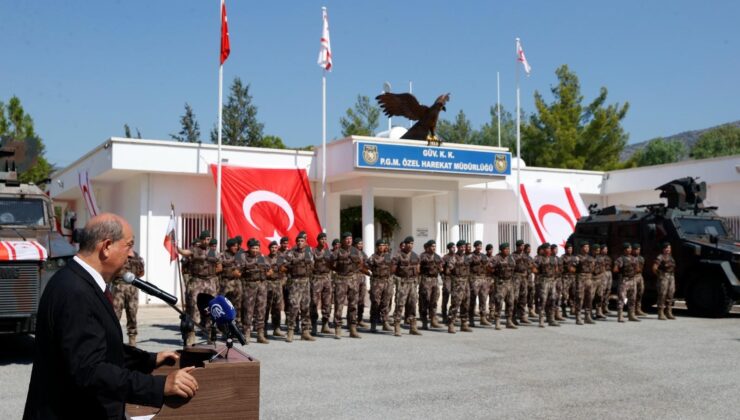 Cumhurbaşkanı Tatar, Polis Özel Harekatı ziyaret etti