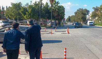 Gazimağusa Belediye Başkanı Uluçay sinyalizasyon projesi çalışmalarını inceledi