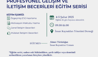 Cezaevi Sonrası Yaşam Projesi kapsamında eğitim düzenlenecek