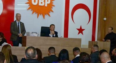 UBP Genel Başkanı, Başbakan Üstel, Parti Meclisi üyelerine hitap etti