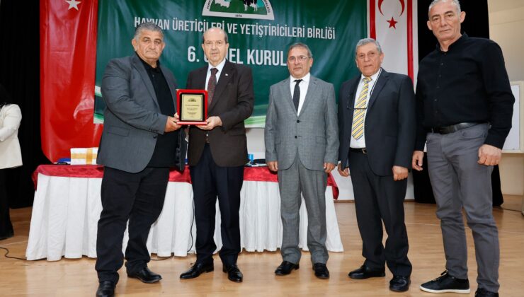Cumhurbaşkanı Tatar, Hayvan Üreticileri ve Yetiştiricileri Birliği’nin 6. Genel Kurulu’na katıldı