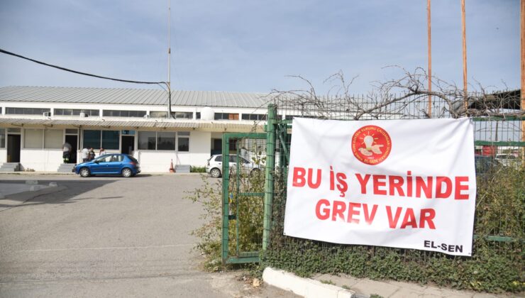 El-Sen, Kıb-Tek Lefkoşa Bölge Amirliği Tesis Şube Bölümünde uyarı grevi yaptı