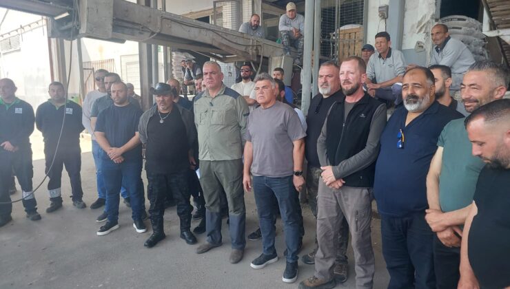 Hayvancılar Binboğa Yem’in önünde açıklama yaptı