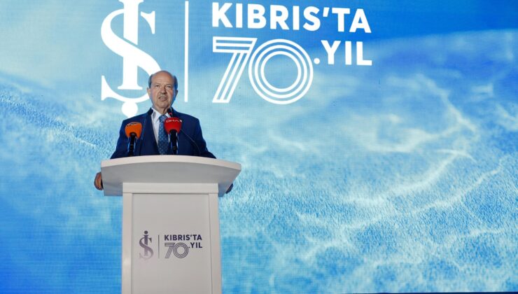 Cumhurbaşkanı Tatar “İş Bankası’nın Kıbrıs’taki 70’nci Yılı” etkinliğine katıldı