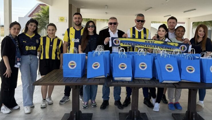 KKTC Fenerbahçeliler Derneği’nden Tangül Ünal Çağıner Sevgi Evleri’ne 23 Nisan ziyareti