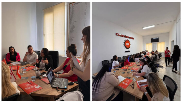 UBP Girne İlçe yönetimi tarafından Girne İlçesi’ne bağlı tüm Kadın Kolları Başkanları için özel bir eğitim serisi başlatıldı