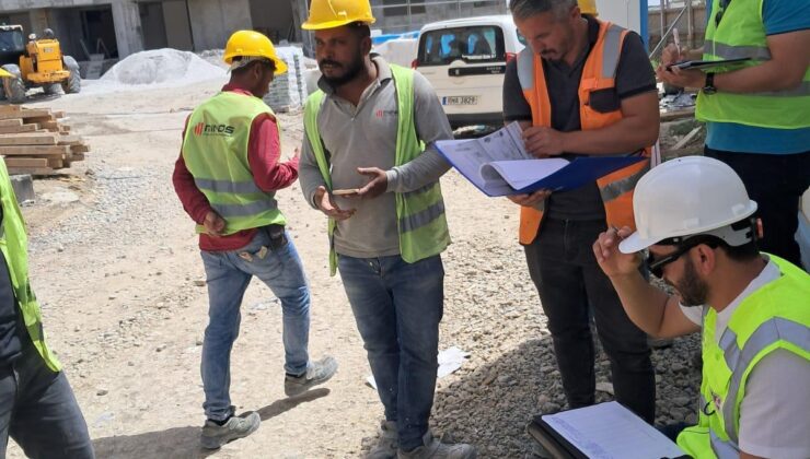 Çalışma Dairesi’nden inşaatlara iş sağlığı ve güvenliği denetimi…8 inşaatın faaliyeti durduruldu