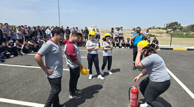 Rauf Raif Denktaş Meslek Lisesi’nde “Afete Hazır Okul Eğitimi” yapıldı