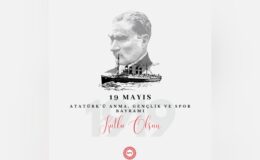 “19 Mayıs Atatürk’ü Anma Gençlik ve Spor Bayramınız kutlu olsun”