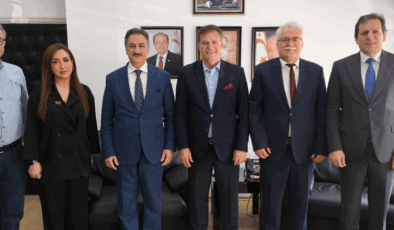 İTÜ ve Boğaziçi Üniversitesi Rektörleri, Bayındırlık ve Ulaştırma Bakanı Arıklı’yı ziyaret etti