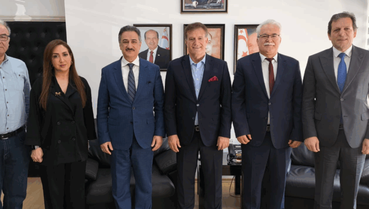 İTÜ ve Boğaziçi Üniversitesi Rektörleri, Bayındırlık ve Ulaştırma Bakanı Arıklı’yı ziyaret etti