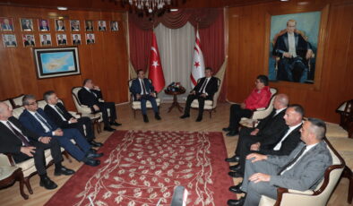 Başbakan Üstel, Bakan Kacır’ı kabul etti: ‘Kardeşlik bağlarımız bir kez daha tescil edildi’