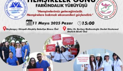 Hemşireler ve Ebeler Birliği, pazar günü hemşireler günü yürüyüşü düzenleyecek