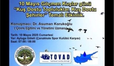 Her Daim Doğa Dostları tarafından Dünya Göçmen Kuşlar Günü etkinliği düzenleniyor