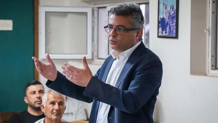 CTP Genel Başkanı Erhürman Gazimağusa’da kitle toplantısına katıldı