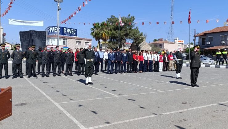 Atatürk’ü Anma Gençlik ve Spor Bayramı Güzelyurt’ta  düzenlenen törenle kutlandı