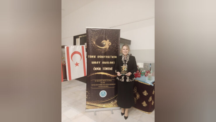 GİKAD Başkanı İçim Çağıner Kavuklu’ya Türk Dünyası Umay Ana Ödülü