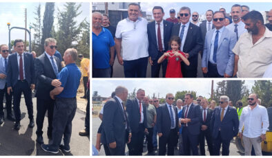 Başbakan Üstel, Dipkarpaz-Manastır yolundaki çalışmaları yerinde inceledi
