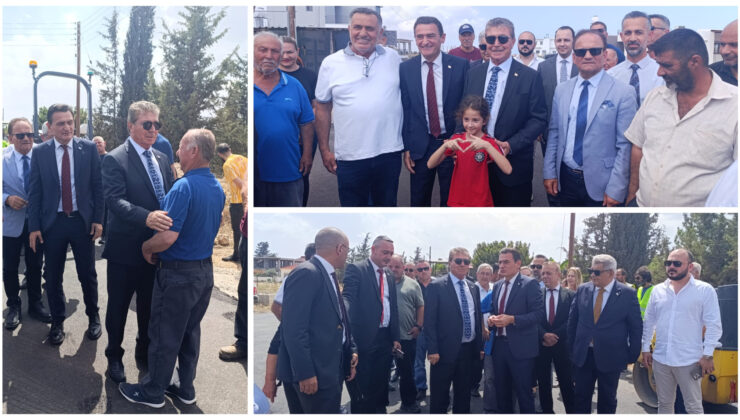Başbakan Üstel, Dipkarpaz-Manastır yolundaki çalışmaları yerinde inceledi