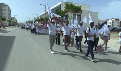 Hemşireler ve Ebeler Birliği, Dünya Hemşireler Günü etkinlikleri çerçevesinde  Lefkoşa’da yürüyüş düzenledi